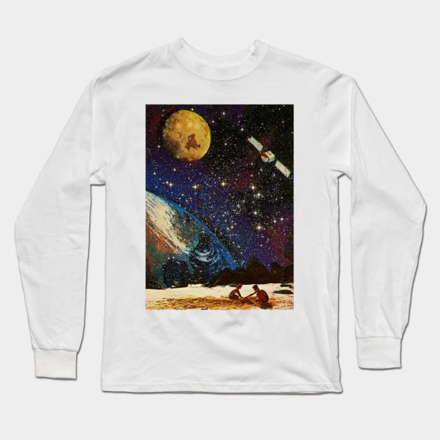 Let me distract you Long Sleeve T-Shirt by CollageSoul